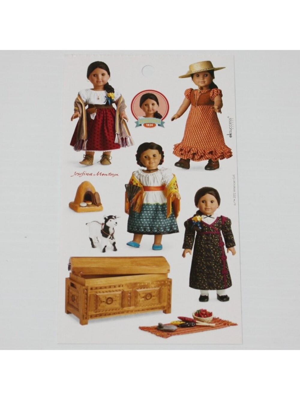 American Girl Josefina Montoya Doll Sticker Sheet by EK Success Brands